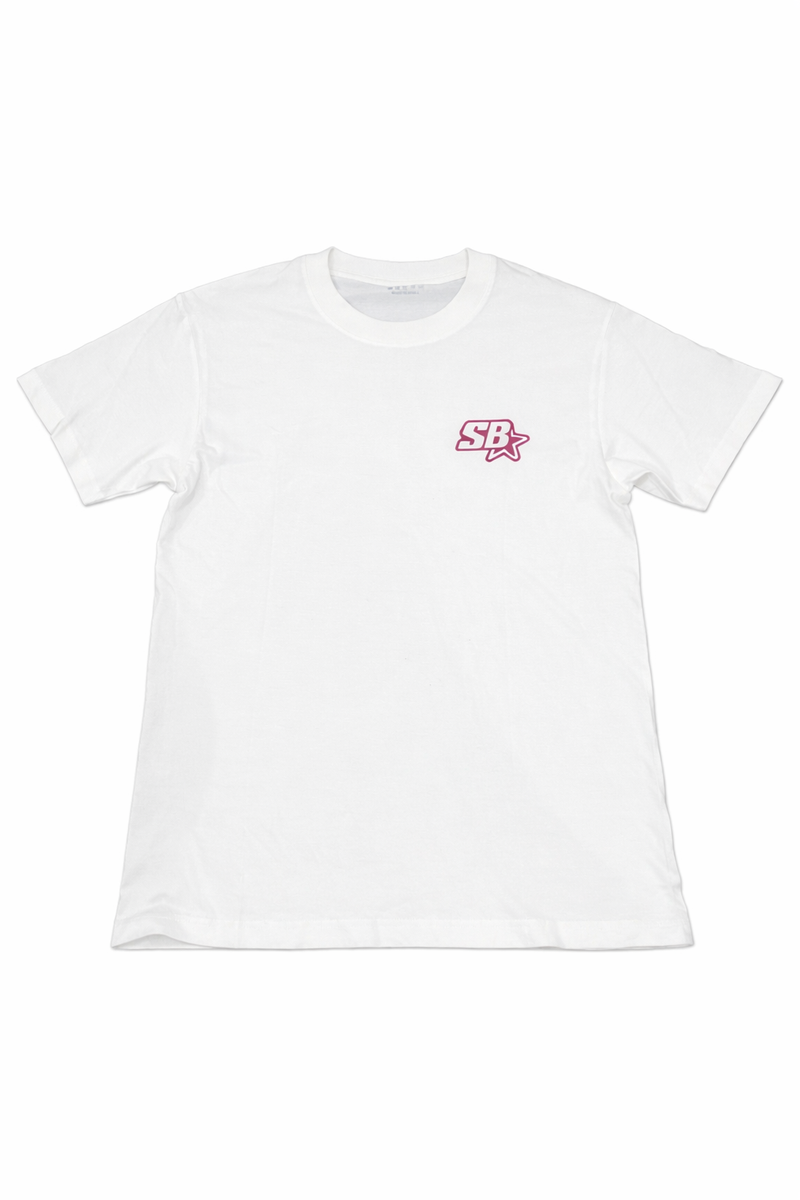 White/Pink SB Tee