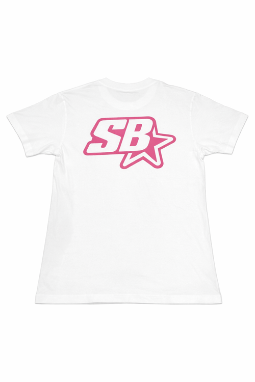 White/Pink SB Tee